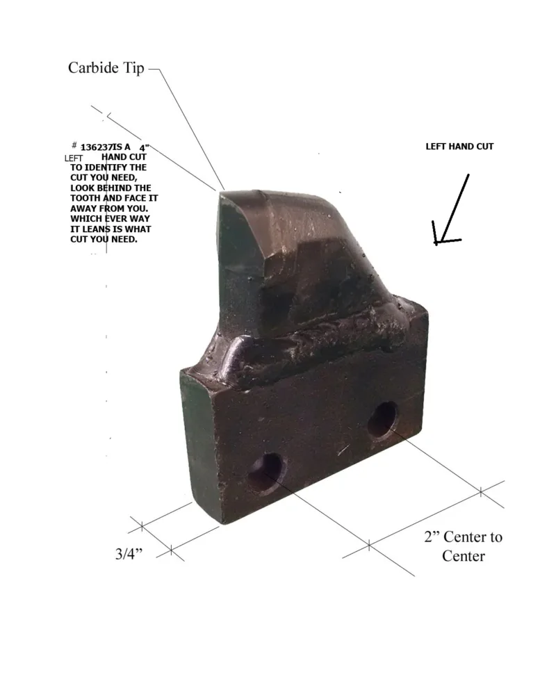 carbide digging carbide tooth